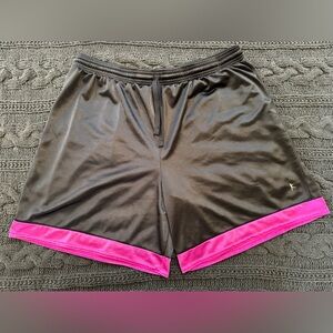 Danskin Now Black and Pink Athletic Shorts Women's XL